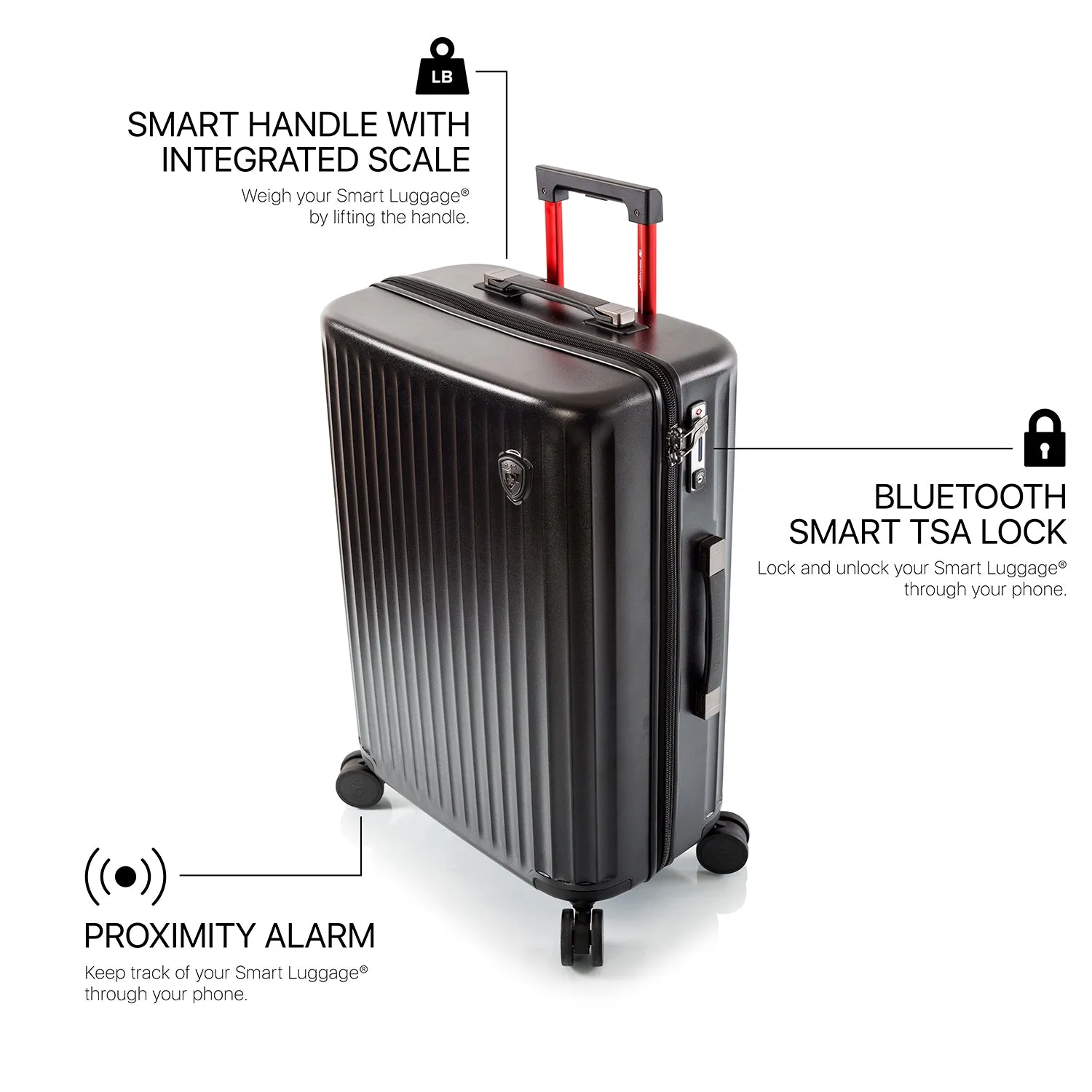 SmartLuggage® 26 Inch Luggage - Airline Approved