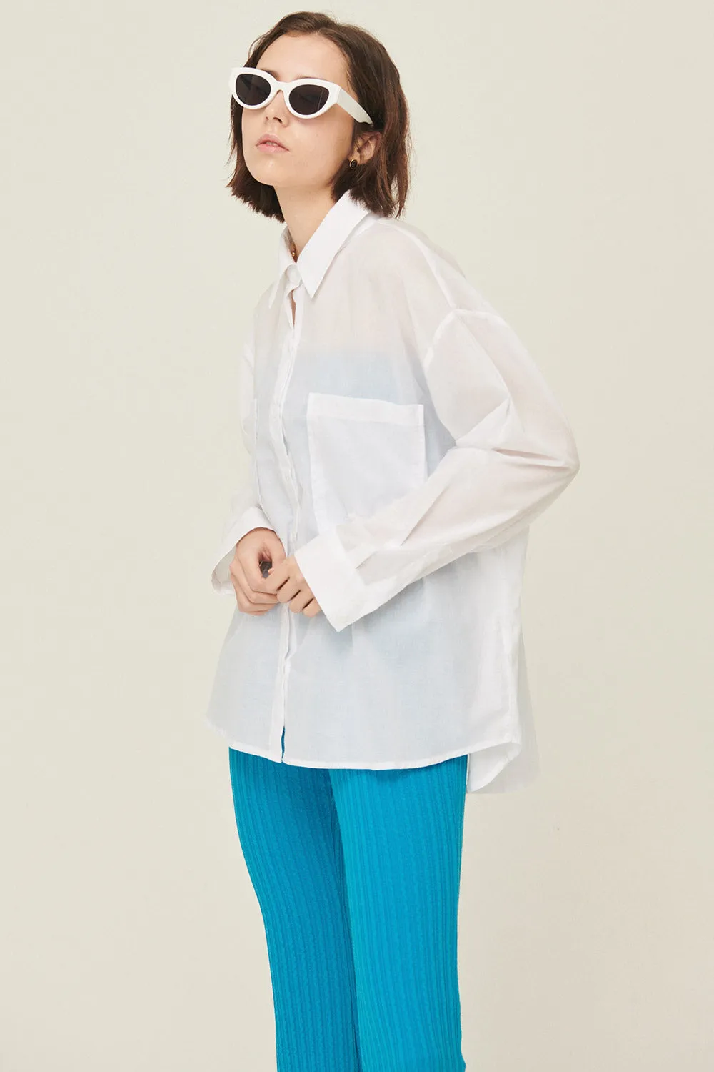 Sophia Relaxed Fit Cotton Shirt