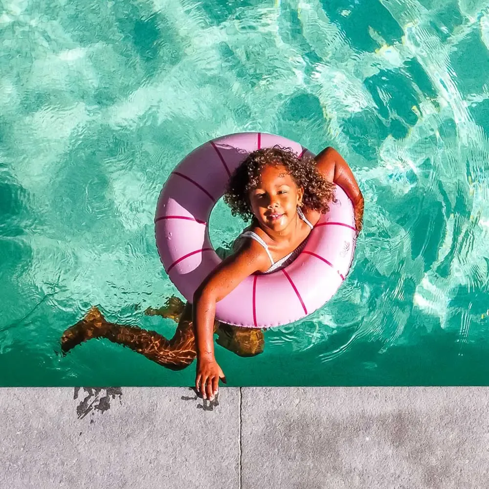 Swim Ring Med - Cherry
