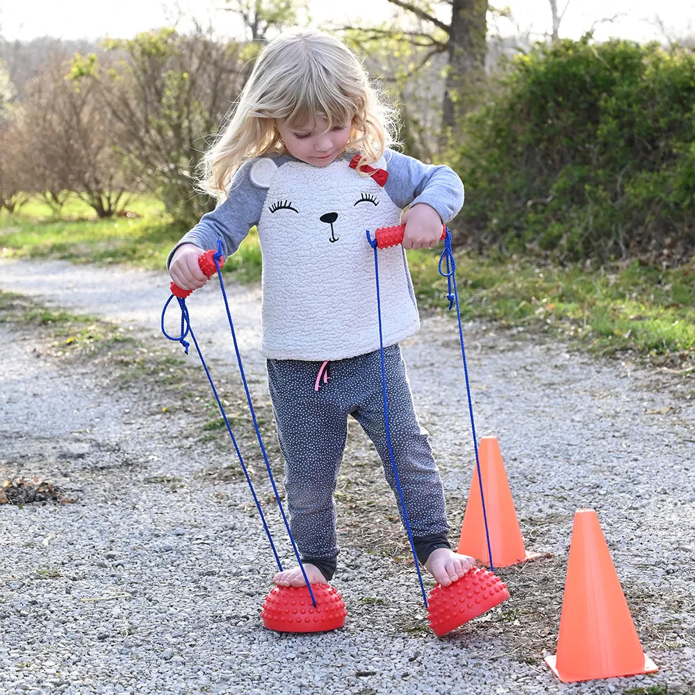 Tactile Half-Sphere Stilts | Balance Builder for Kids