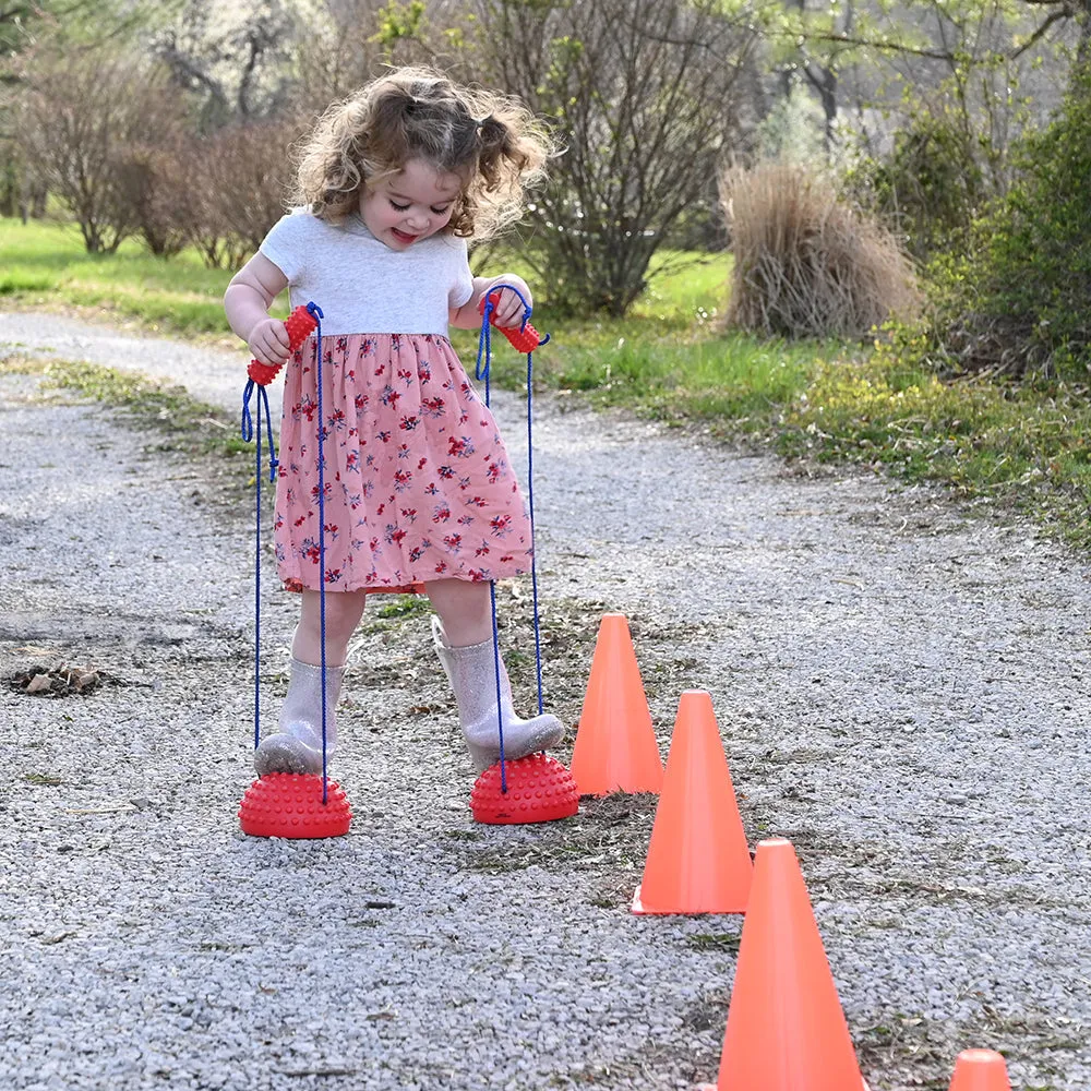 Tactile Half-Sphere Stilts | Balance Builder for Kids