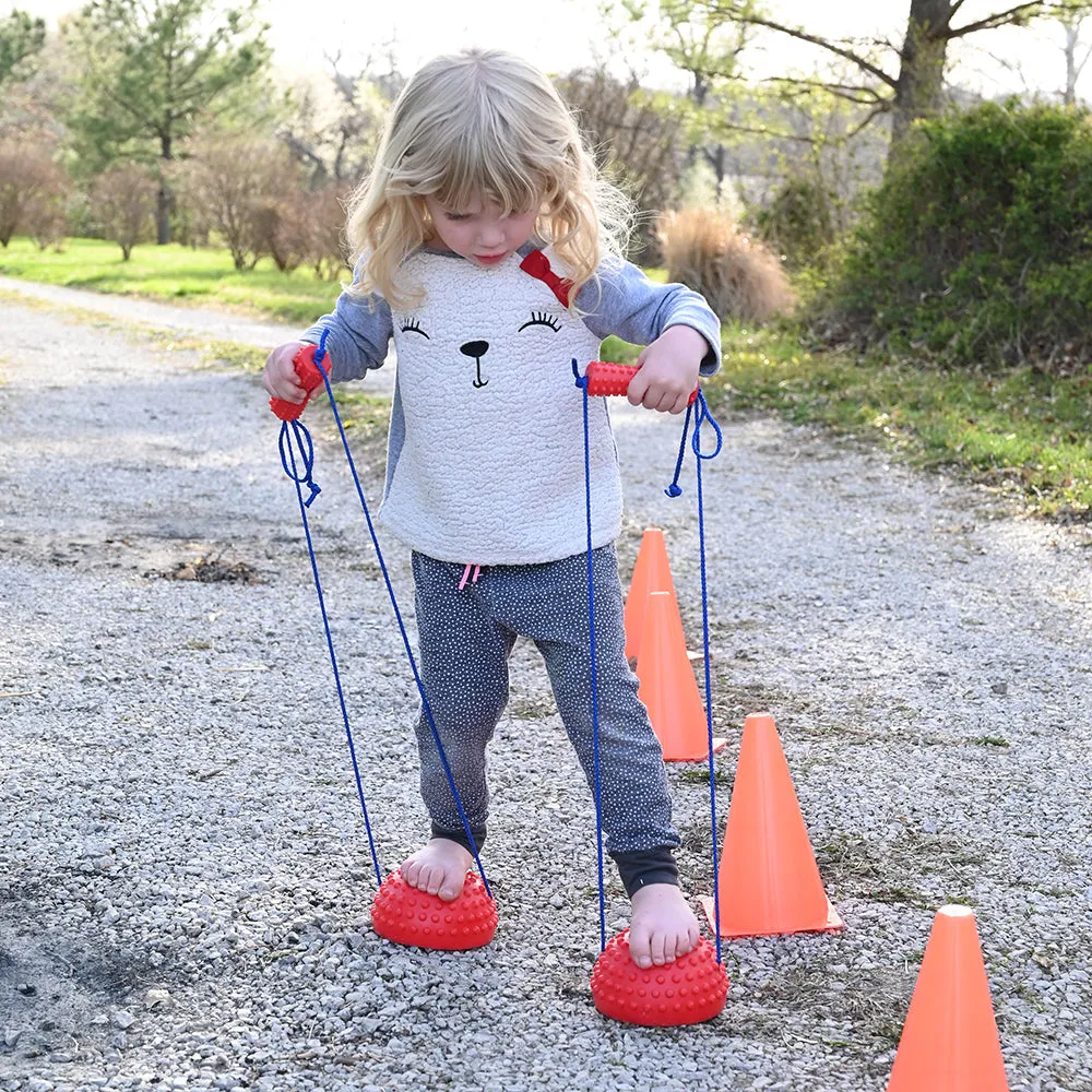 Tactile Half-Sphere Stilts | Balance Builder for Kids