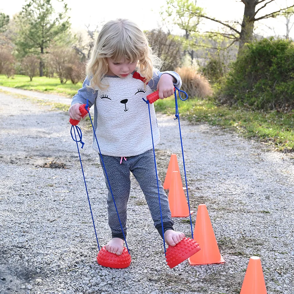 Tactile Half-Sphere Stilts | Balance Builder for Kids