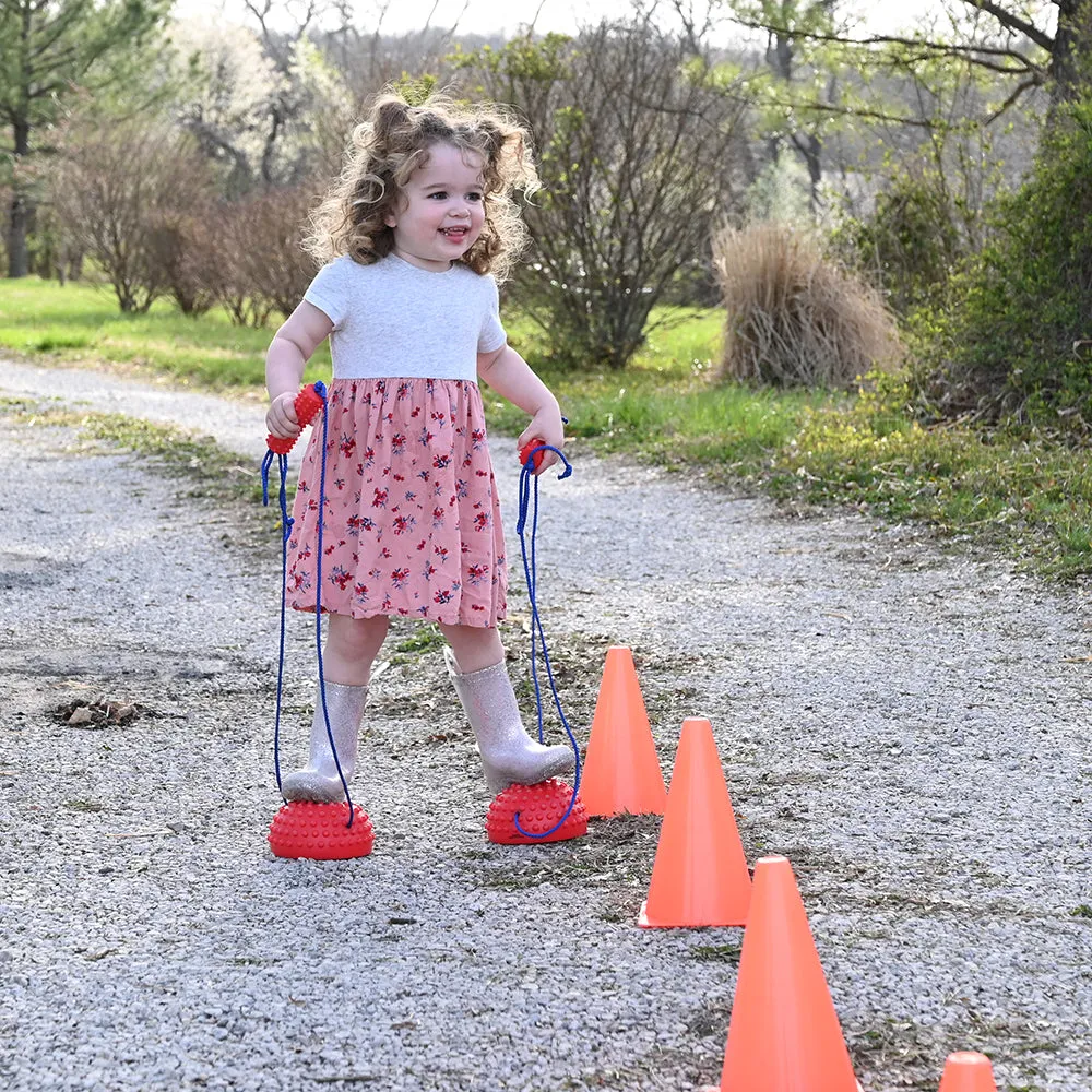 Tactile Half-Sphere Stilts | Balance Builder for Kids