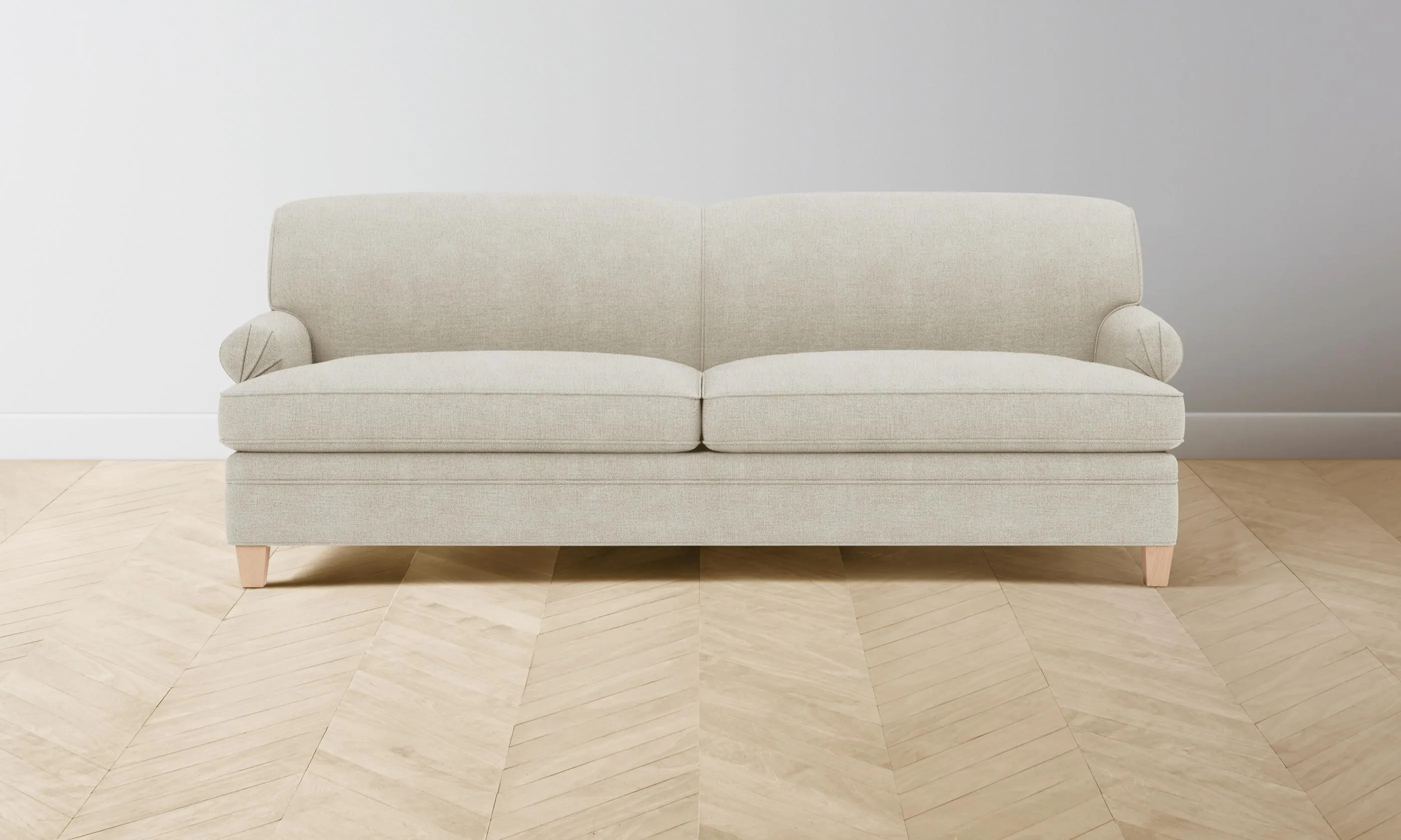 The Carmine Sofa - Performance Mélange Weave Shell