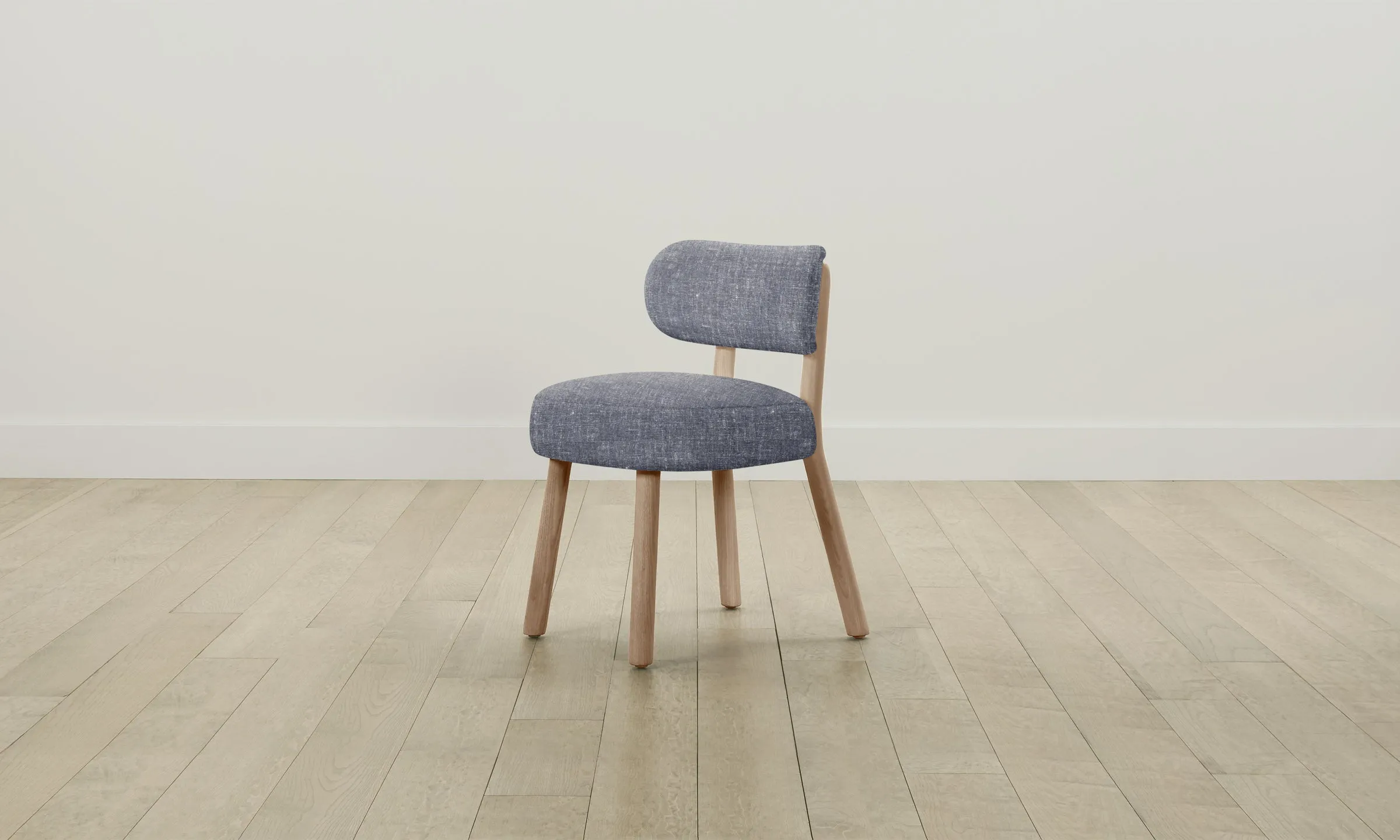 The Jane Dining Chair - Heritage Belgian Linen Lake