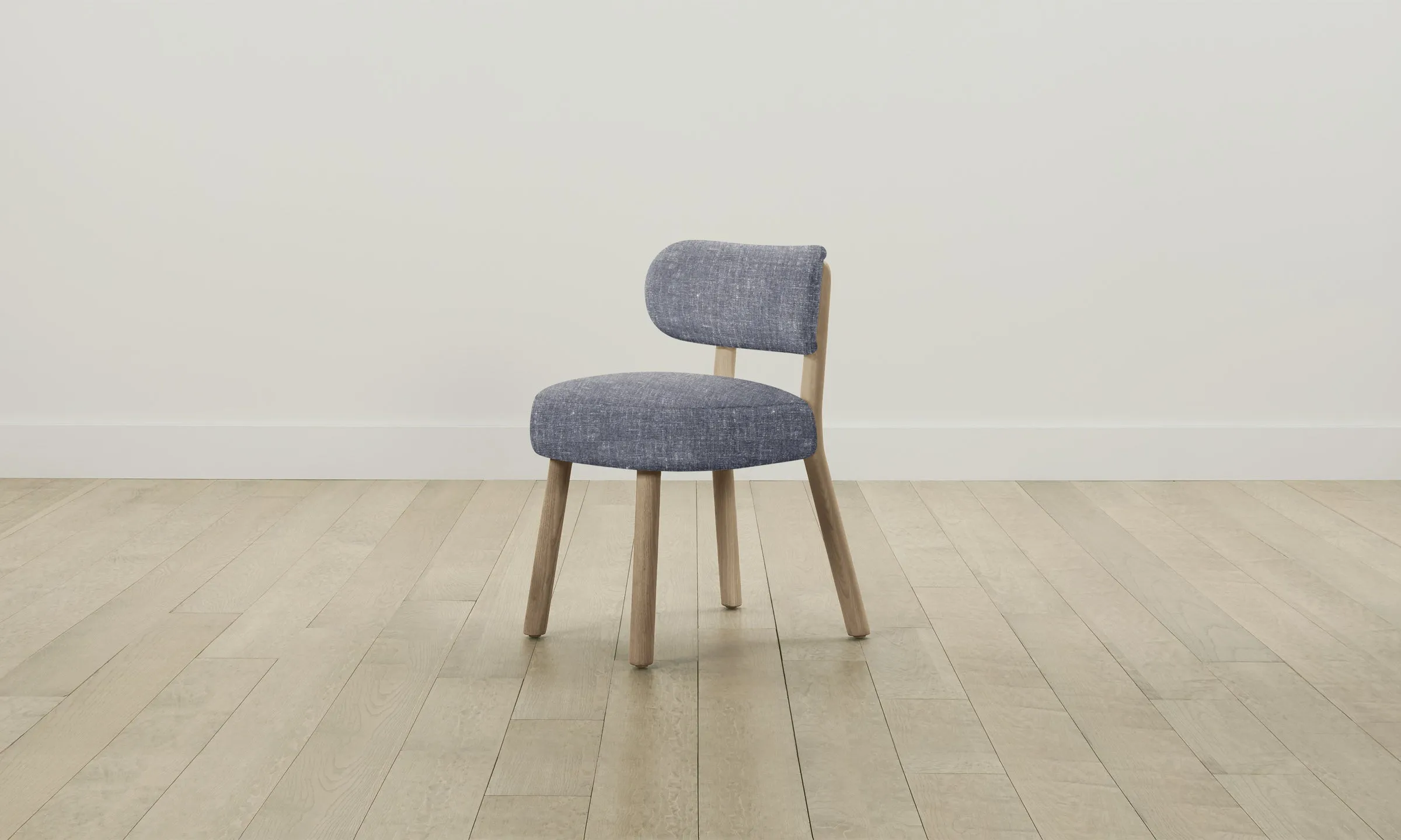 The Jane Dining Chair - Heritage Belgian Linen Lake