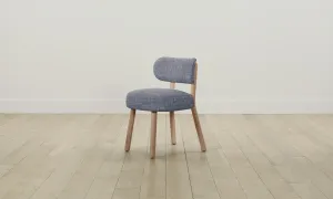 The Jane Dining Chair - Heritage Belgian Linen Lake