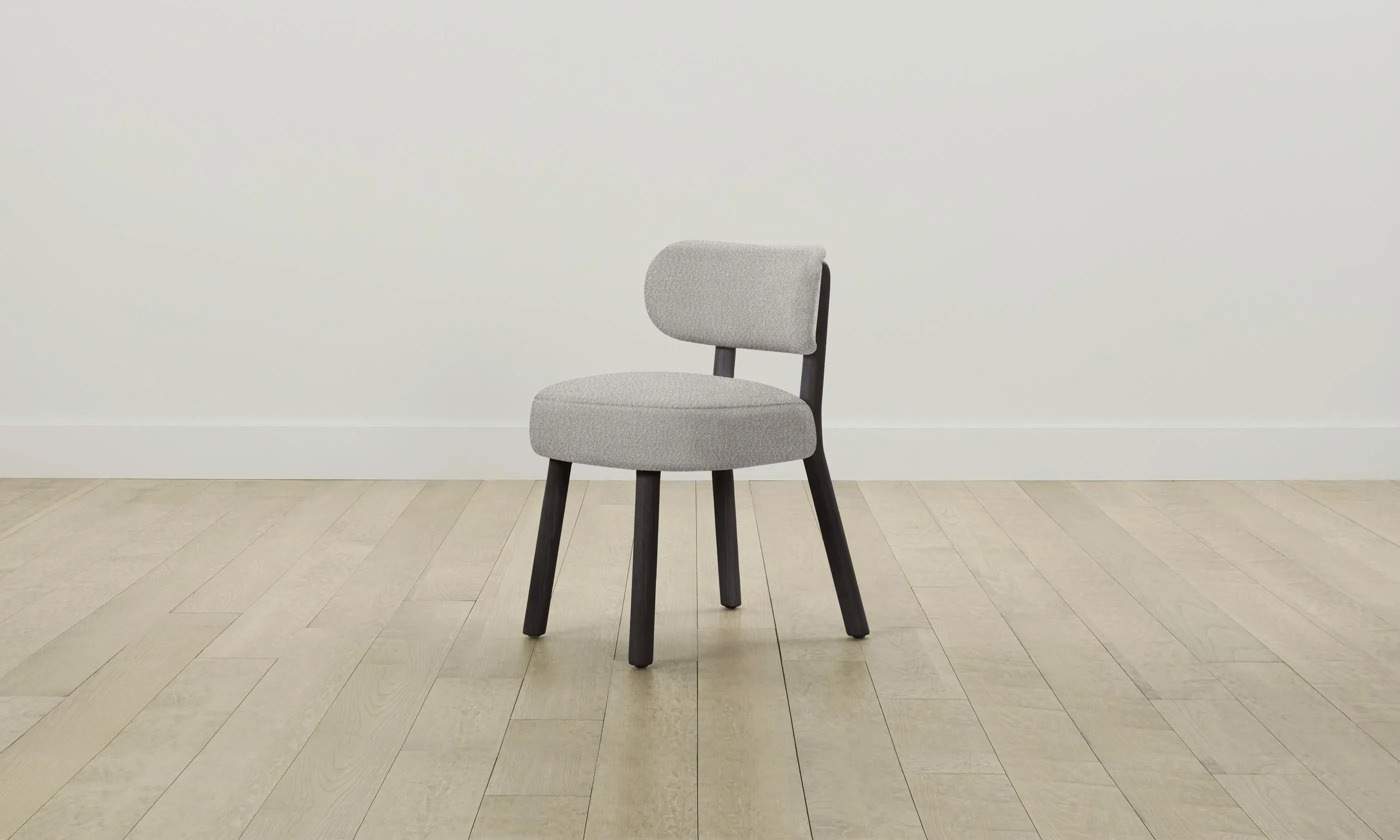 The Jane Dining Chair - Italian Bouclé Fossil