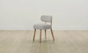 The Jane Dining Chair - Italian Bouclé Fossil