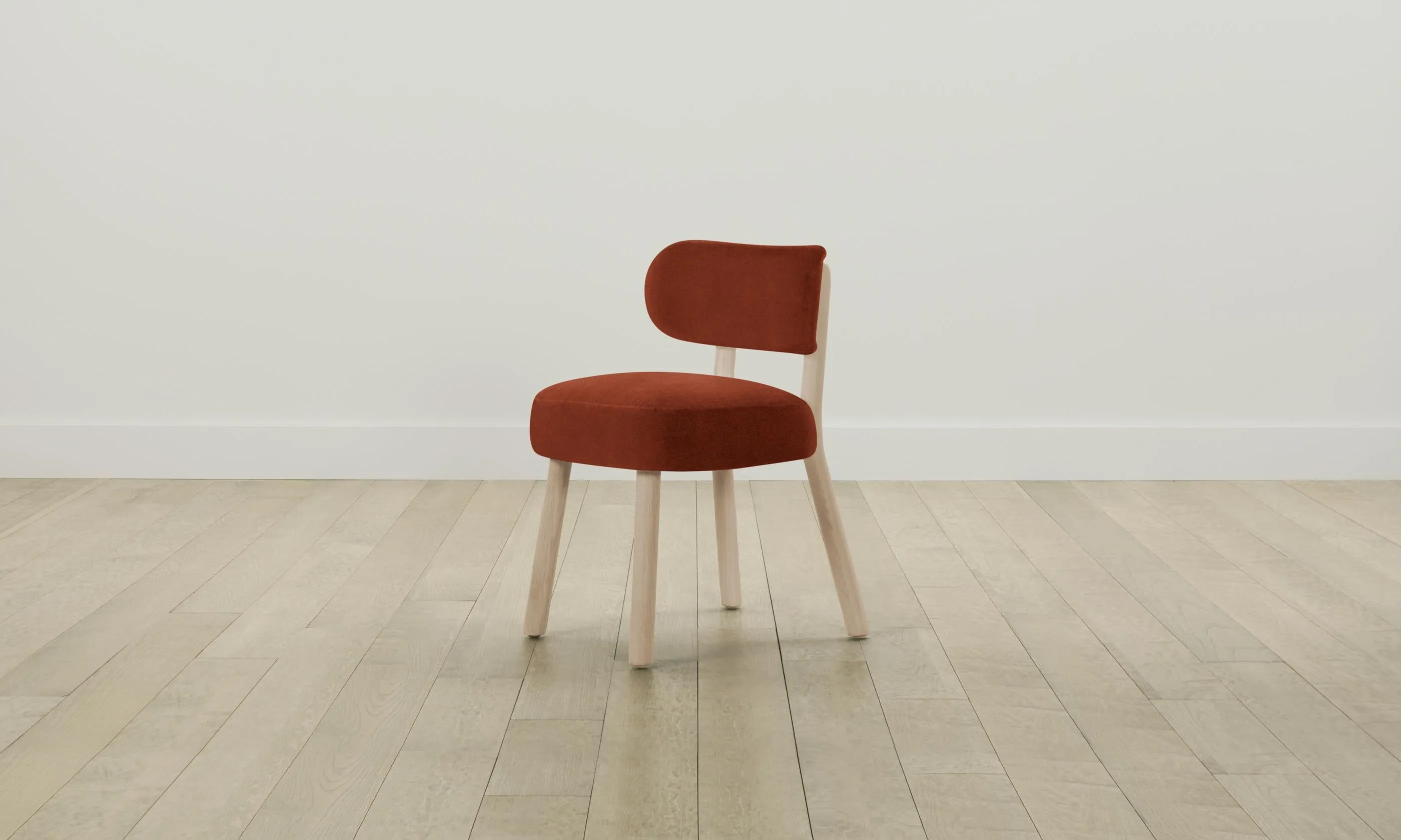 The Jane Dining Chair - Mohair Spice