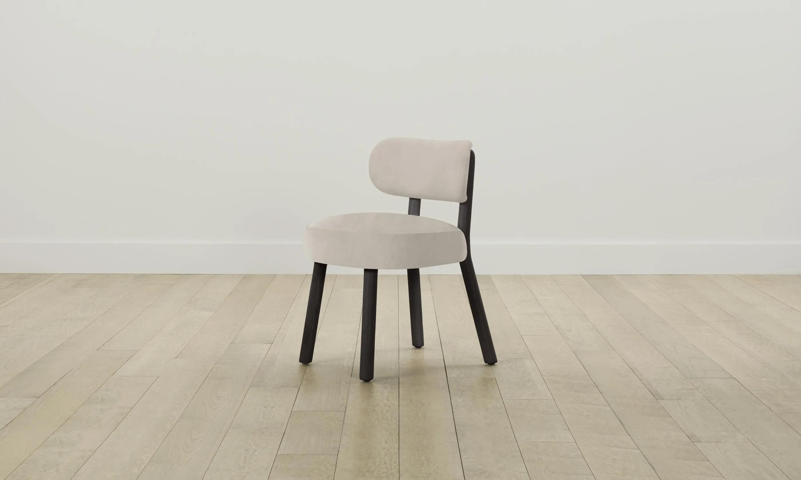 The Jane Dining Chair - Nubuck Leather Sail
