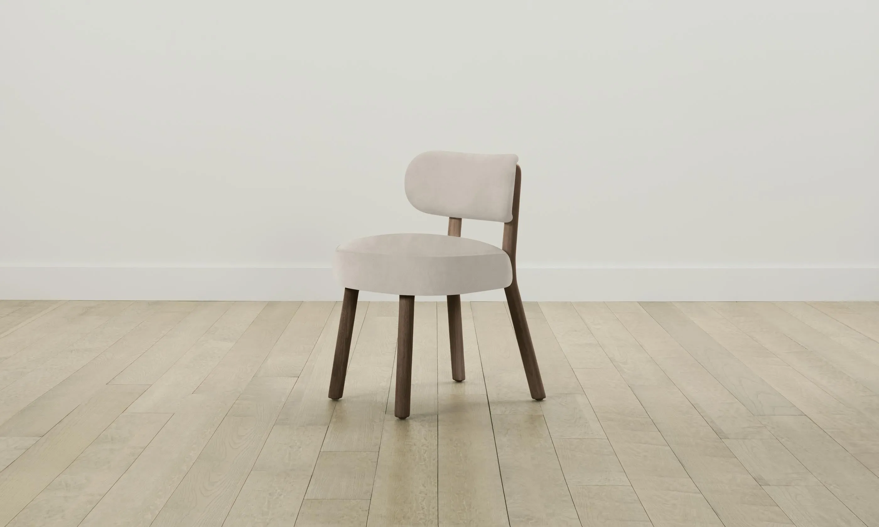 The Jane Dining Chair - Nubuck Leather Sail