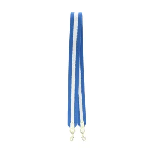 The London Square Collection · Shoulder Strap | Royal Blue/White