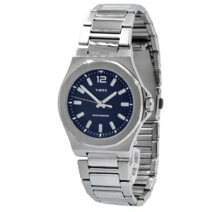 Timex TW2U42400 Men's City Collection Blue Dial Brass Mineral Glass Quartz