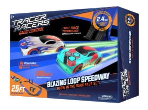 Tracer Racers Blazing Loop Speedway Dual Lane RC Set