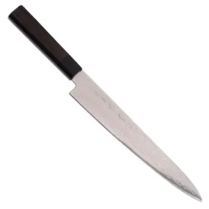 Warikomi Damascus Sujihiki Knife- Rosewood Handle