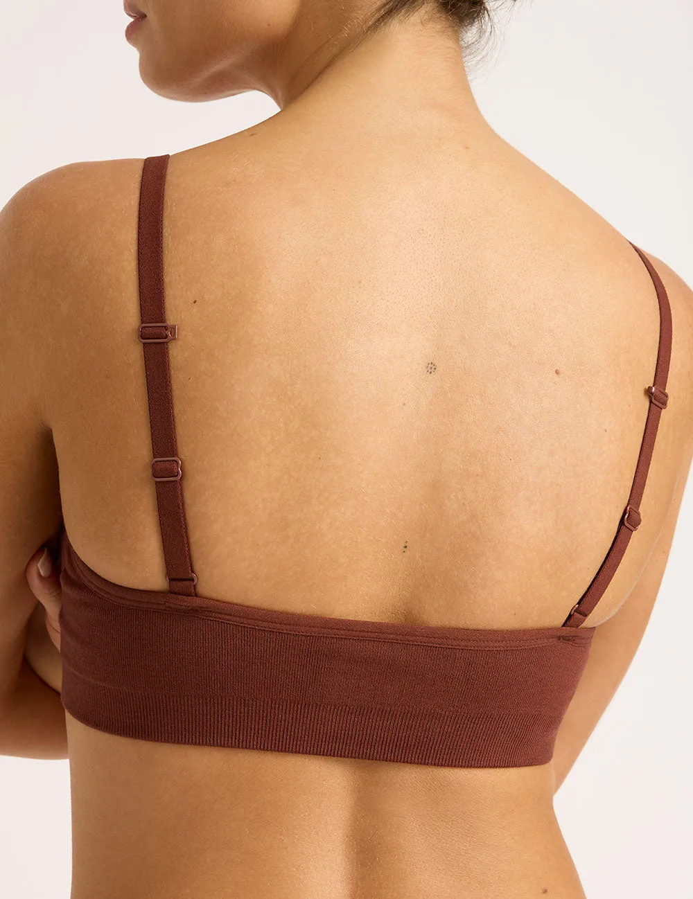 Wireless T-Shirt Bra - Rosewood