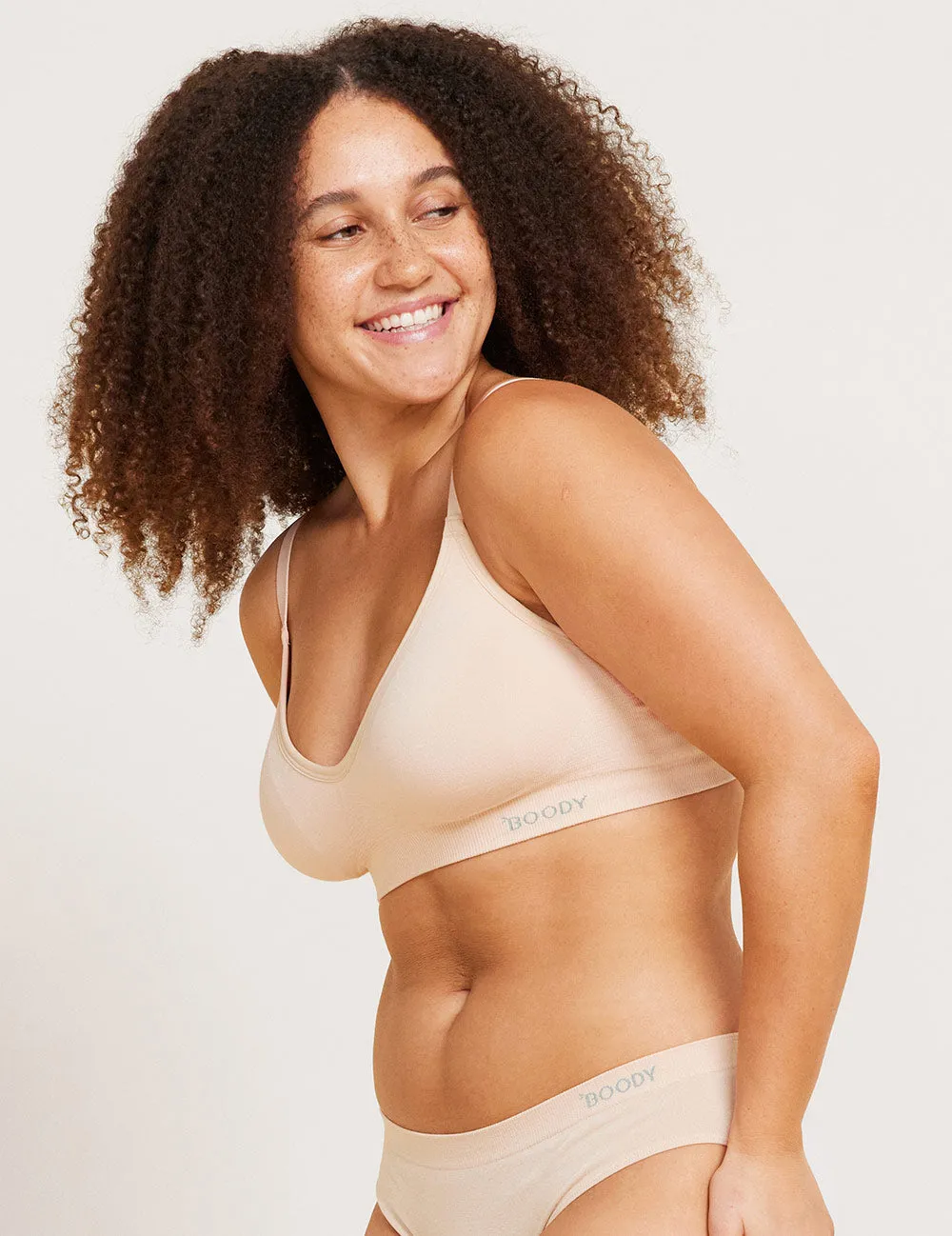 Wireless T-Shirt Bra - Rosewood