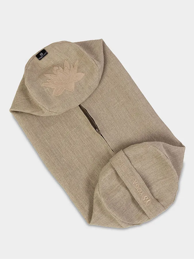 Yoga Studio GOTS Organic Cotton Spare Replacement Bolster Outer Cover