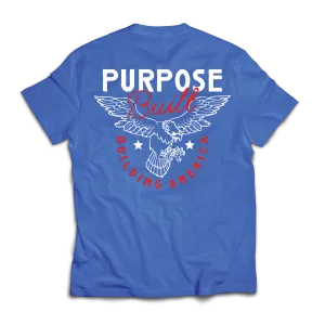 Youth Building America Tee, Royal